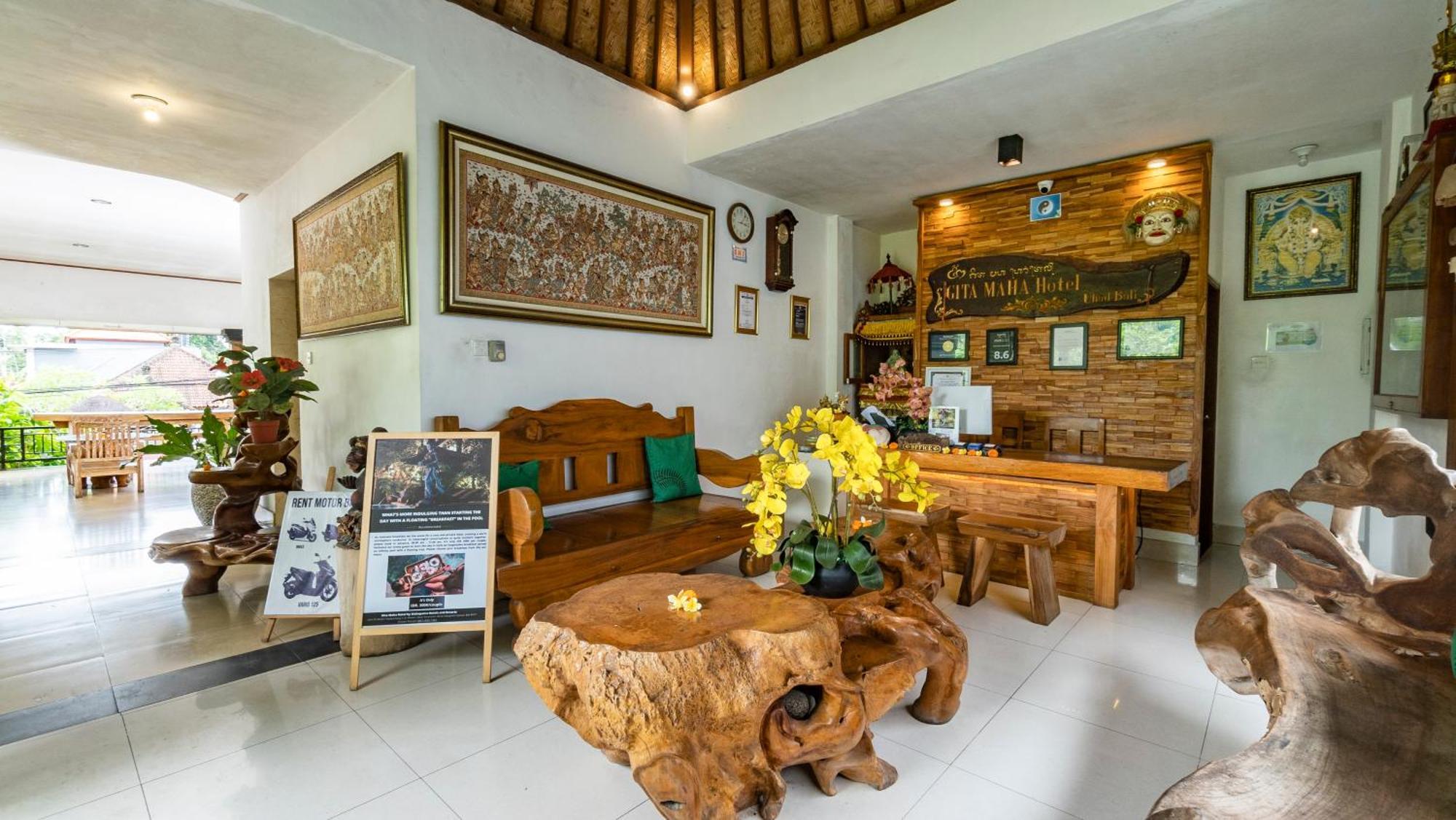 Gita Maha Ubud Hotel By Mahaputra-Chse Certified Экстерьер фото